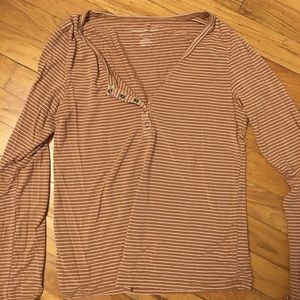American Eagle long sleeve striped shirt